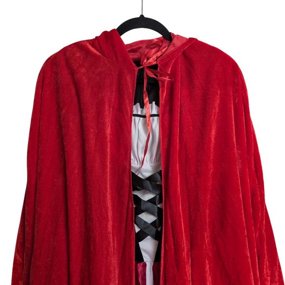 Little Red Riding Hood Costume Halloween Dress Up Cosplay Kids XL - Picture 2 of 11
